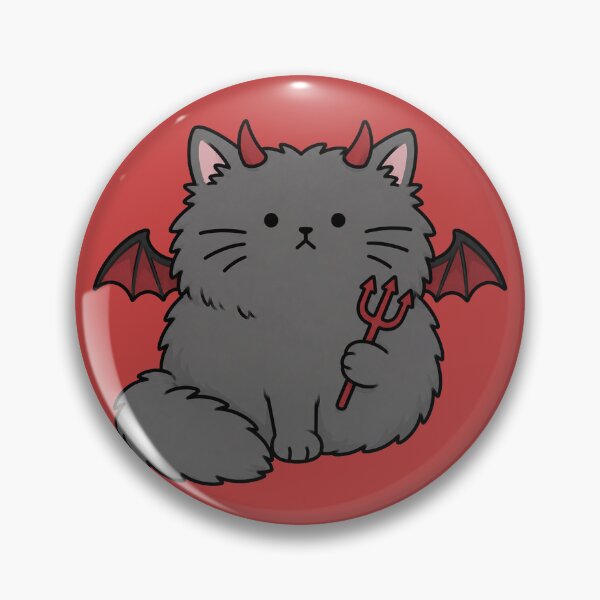 Item preview, Cute Devil Cat Sticker designed and sold by MonkiFlipp.
