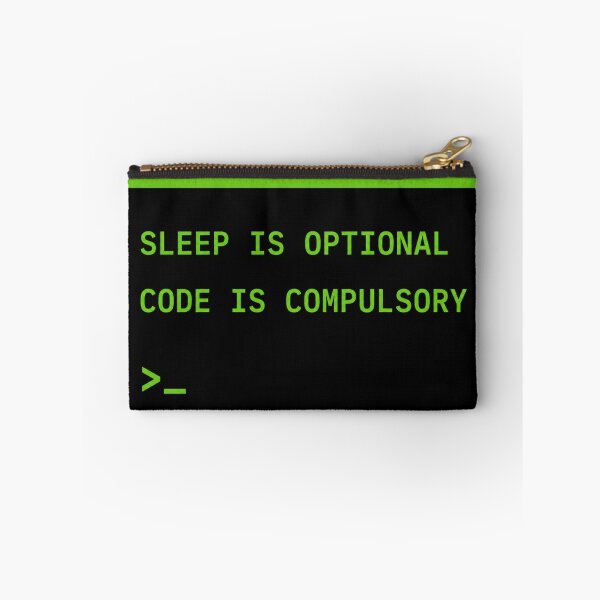 Item preview, Hackers: Sleep is optional Code is Compulsory designed and sold by Kushwaha18.