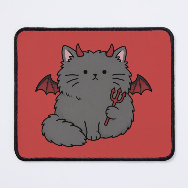 Item preview, Cute Devil Cat Sticker designed and sold by MonkiFlipp.