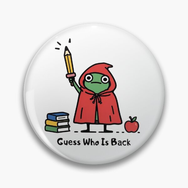 Item preview, Guess Who Is Back Frog Teacher designed and sold by To101ARt.
