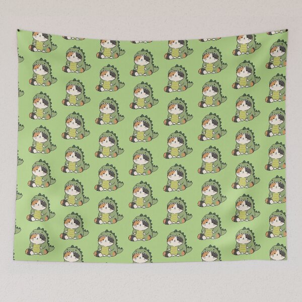 Item preview, Cute Dinosaur Cat Sticker designed and sold by MonkiFlipp.