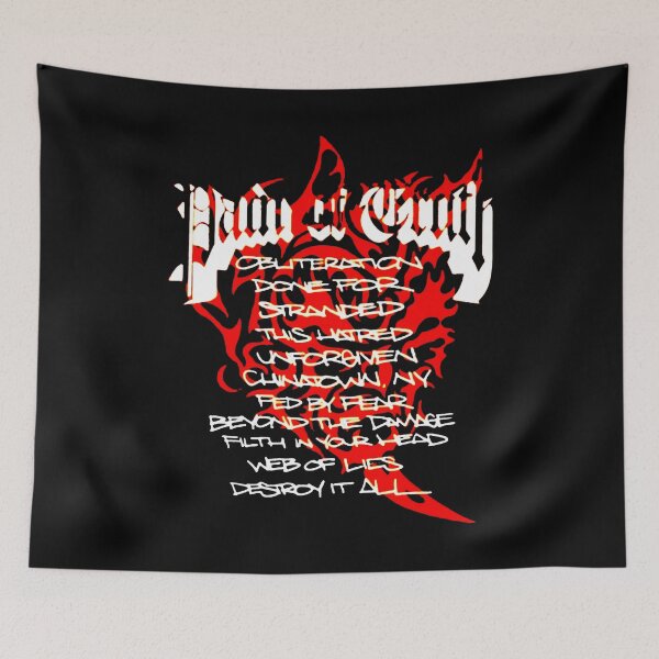 Item preview, White Typography Metalcore List designed and sold by MosiqueUnique.