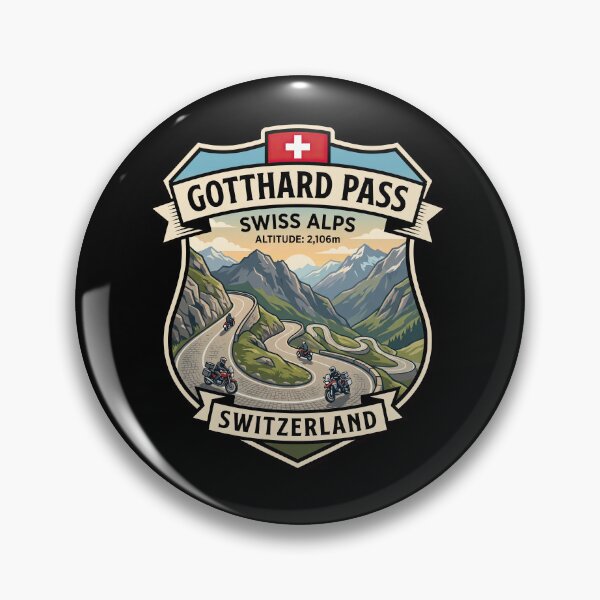 Item preview, Grimsel Pass Switzerland Alpine Road Graphic designed and sold by enzoade.