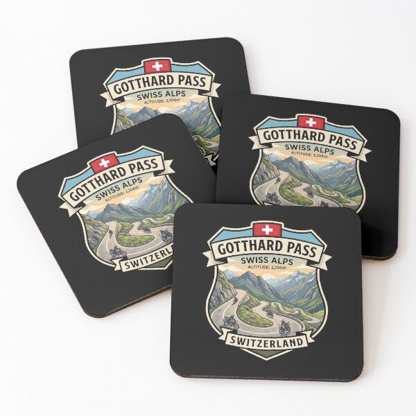 Item preview, Grimsel Pass Switzerland Alpine Road Graphic designed and sold by enzoade.