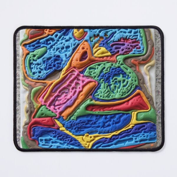 Item preview, discombobulated bubbly E1 C colorful geometric abstract designed and sold by SmashingDeals.