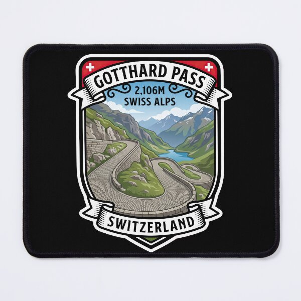 Item preview, Gotthard Pass Mountain Road Heritage Design designed and sold by enzoade.