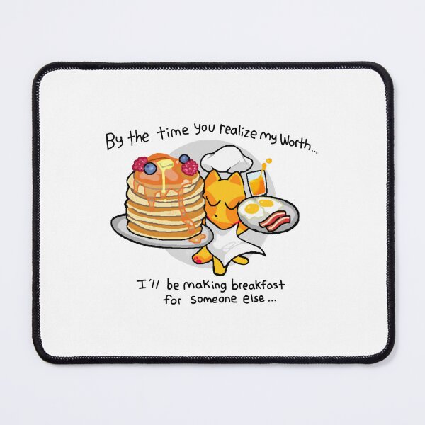 Item preview, Making Breakfast Funny Petty Revenge Cat Pancake Graphic designed and sold by SaltyGull.