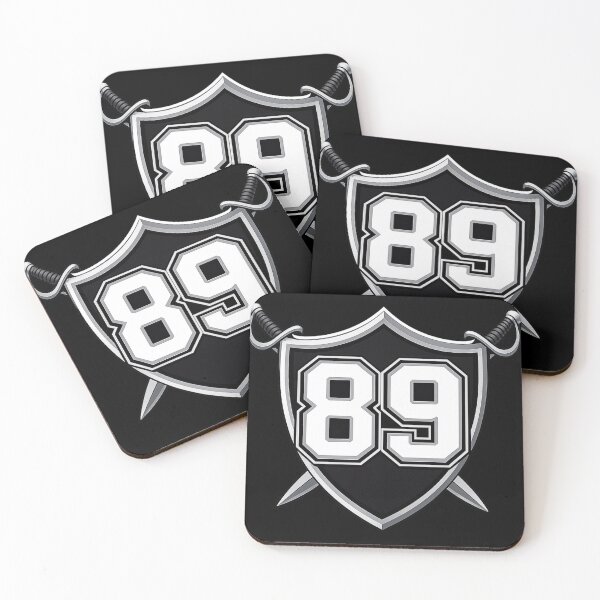 Item preview, Silver & Black 89 Crossed Swords Shield designed and sold by My Team Designs.