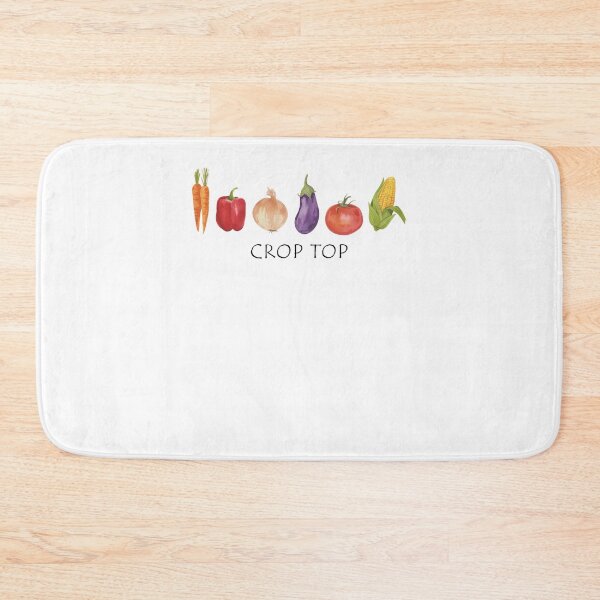 Item preview, Crop top Gardening Funny Vegetables designed and sold by nosu-art-pod.