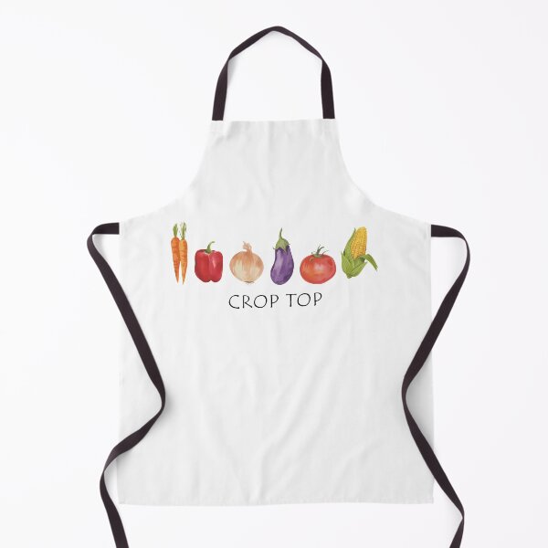 Item preview, Crop top Gardening Funny Vegetables designed and sold by nosu-art-pod.