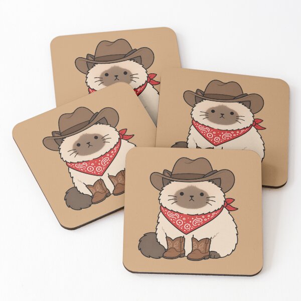 Item preview, Cute Cowboy Cat designed and sold by MonkiFlipp.