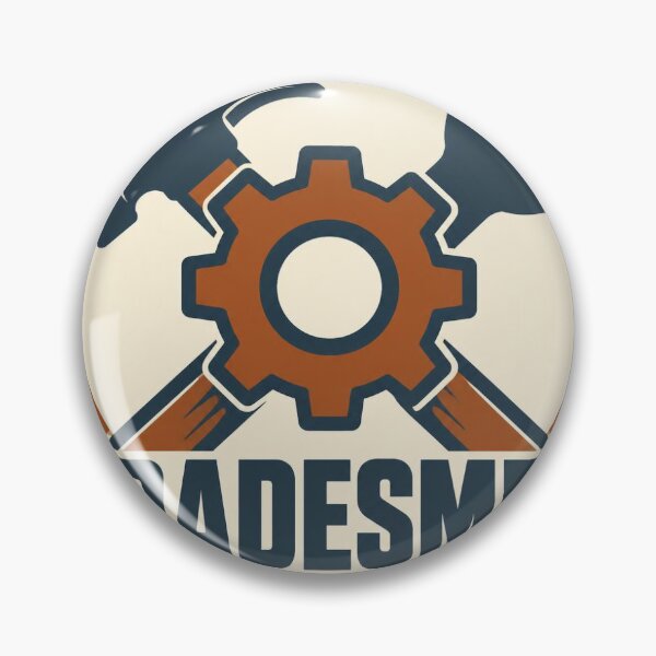 Item preview, Tradesmen Are Made Not Born Industrial Stamp designed and sold by HardHatCo.