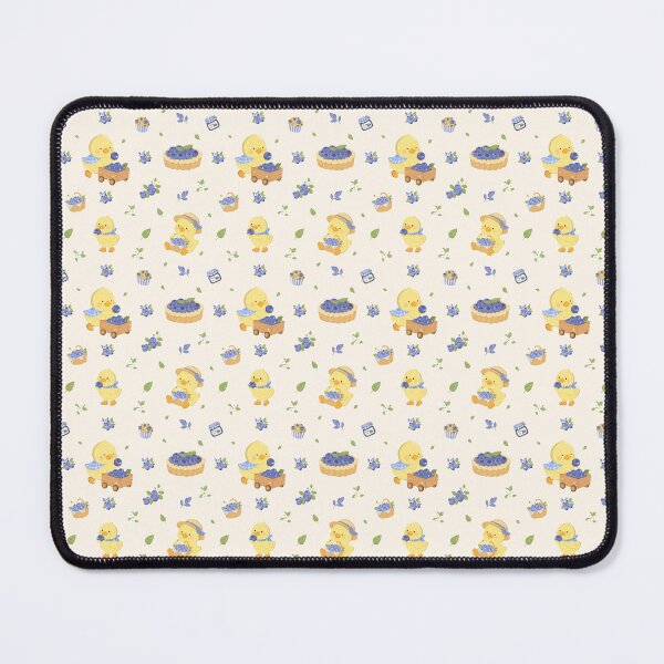 Item preview, Cute Duck with Blueberries designed and sold by SoftBunStudio.