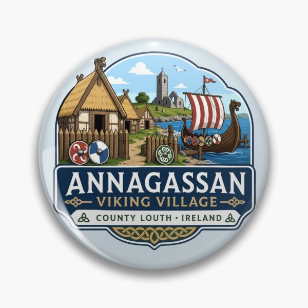 Item preview, Annagassan Viking Village, County Louth, Ireland designed and sold by Myra365Art.