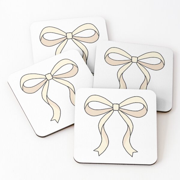 Item preview, Minimal Coquette Bow beige 2 designed and sold by hejlele.