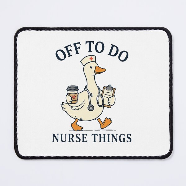 Item preview, Off To Do Nurse Things Shirt, Funny Goose Nurse Tee, Nursing Student designed and sold by sawczy-shop.