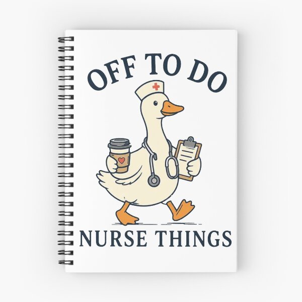 Item preview, Off To Do Nurse Things Shirt, Funny Goose Nurse Tee, Nursing Student designed and sold by sawczy-shop.