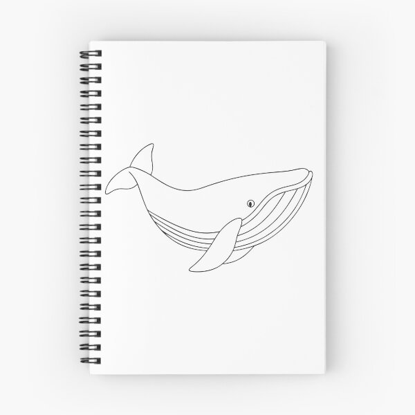 Item preview, Humpback Whale Friendly 2 Line Art Gift designed and sold by OneLine Studio.