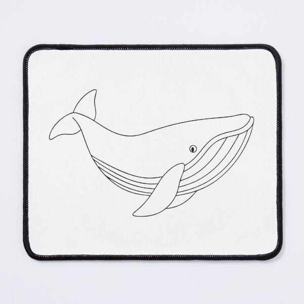 Item preview, Humpback Whale Friendly 2 Line Art Gift designed and sold by OneLine Studio.