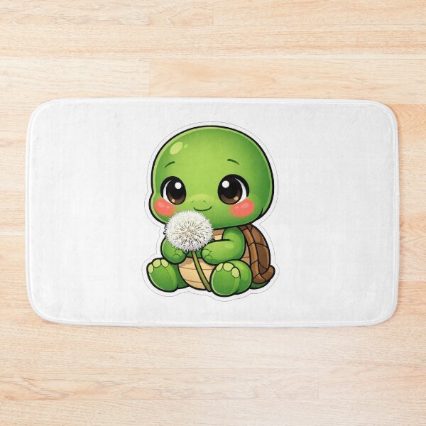 Item preview, Cute Little Turtle Holding A Dandelion designed and sold by Owcomm.