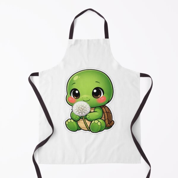 Item preview, Cute Little Turtle Holding A Dandelion designed and sold by Owcomm.
