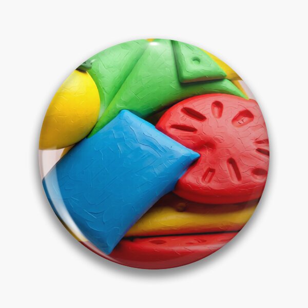 Item preview, discombobulated plaster C colorful geometric abstract design designed and sold by SmashingDeals.