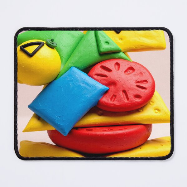 Item preview, discombobulated plaster C colorful geometric abstract design designed and sold by SmashingDeals.
