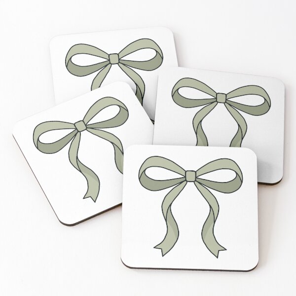 Item preview, Minimal Coquette Bow green 3 designed and sold by hejlele.