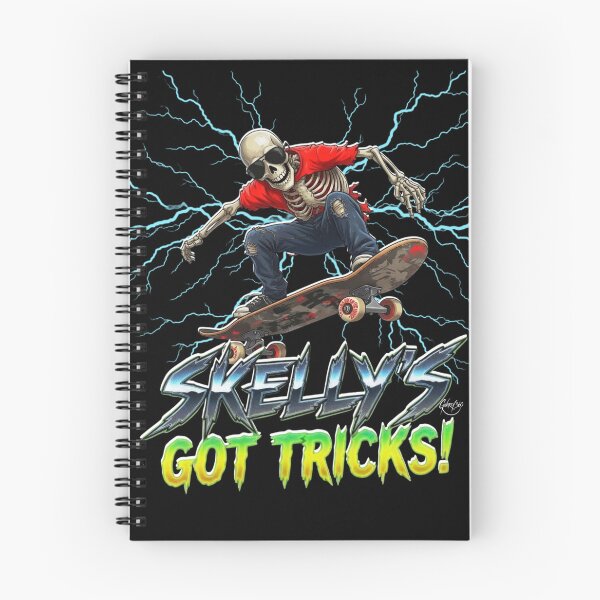 Item preview, Lightning on Wheels: SKELLY’S Got Tricks! designed and sold by Gnarly360.