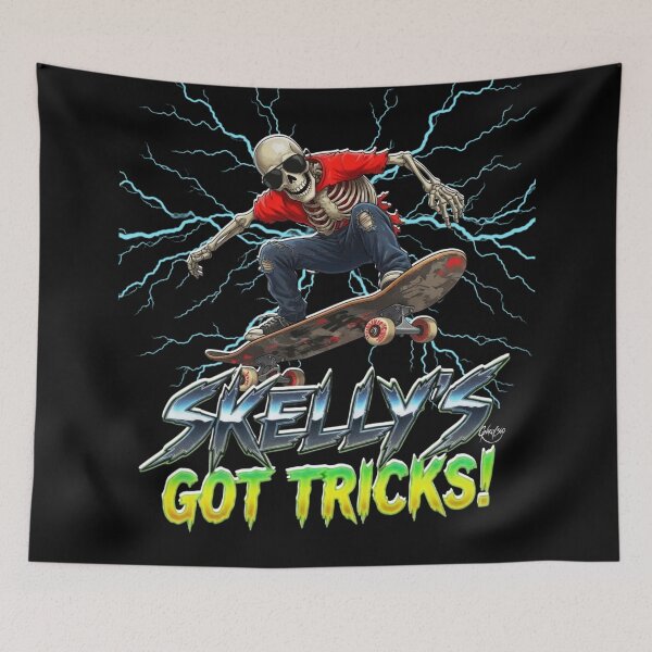 Item preview, Lightning on Wheels: SKELLY’S Got Tricks! designed and sold by Gnarly360.