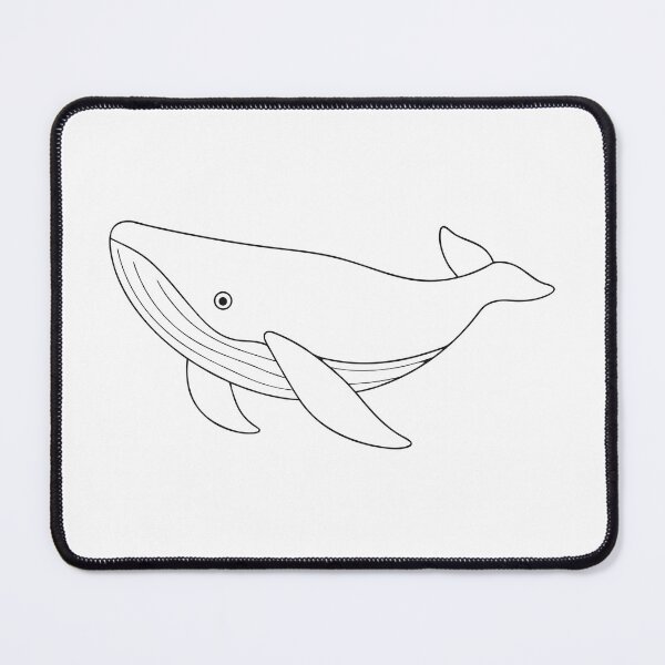 Item preview, Humpback Whale Friendly 1 Line Art Gift designed and sold by OneLine Studio.