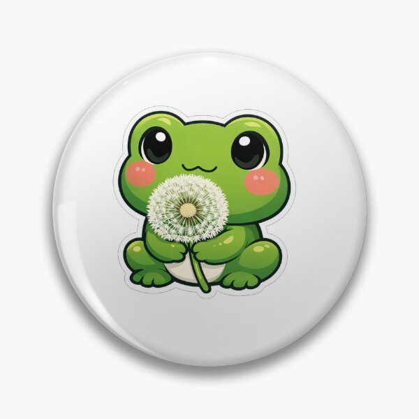 Item preview, Cute Little Frog Holding White Dandelion designed and sold by Owcomm.