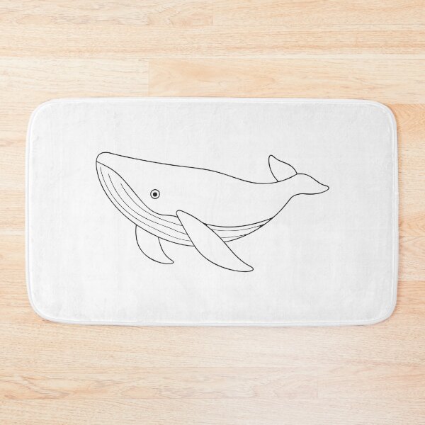 Item preview, Humpback Whale Friendly 1 Line Art Gift designed and sold by OneLine Studio.