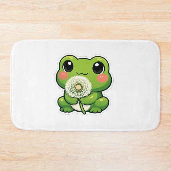Item preview, Cute Little Frog Holding White Dandelion designed and sold by Owcomm.
