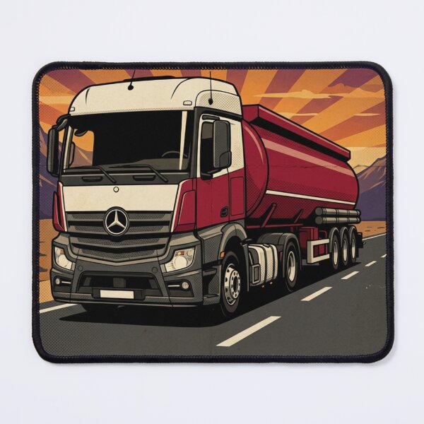 Item preview, Actros Highway Semi Truck Retro designed and sold by Dimensionality.