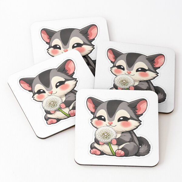 Item preview, Cute Sugar Glider Holding A Dandelion designed and sold by Owcomm.