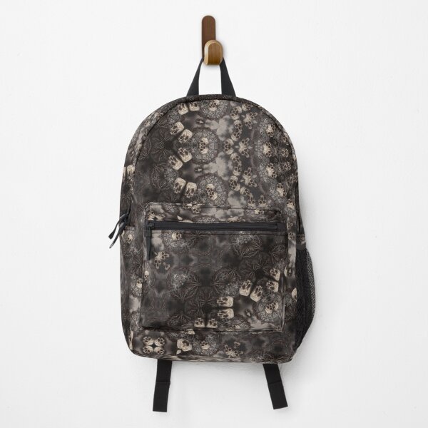 Item preview, Dark Skull Mandala Kaleidoscope Gothic Pattern | Macabre Sacred Geometry Art designed and sold by cr6zym1nd.