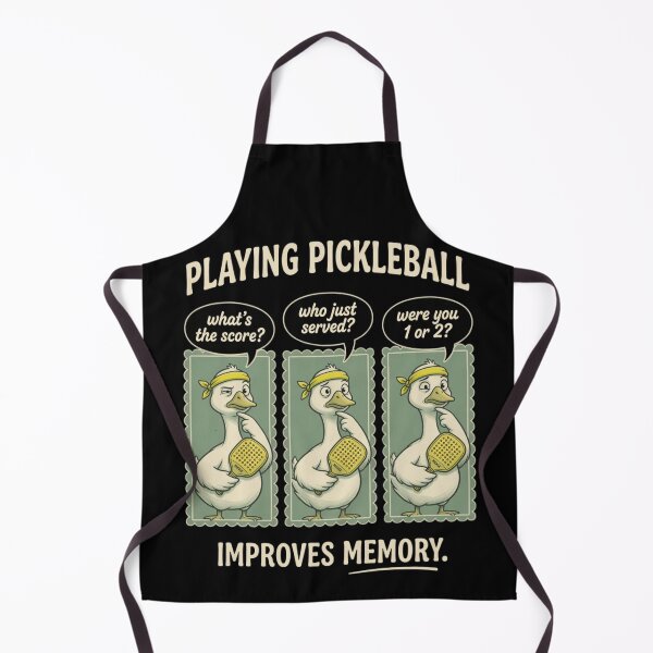 Item preview, Playing Pickleball Improves Memory Funny Gooses Players designed and sold by CF_VintageDesign.