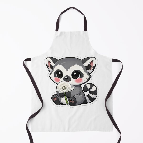 Item preview, Cute Little Lemur Holding White Dandelion designed and sold by Owcomm.