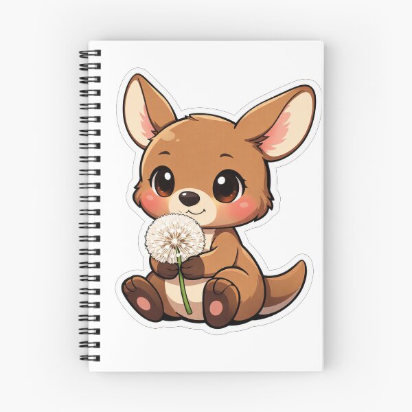 Item preview, Cute Baby Kangaroo Holding A Dandelion designed and sold by Owcomm.