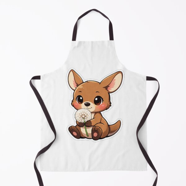 Item preview, Cute Baby Kangaroo Holding A Dandelion designed and sold by Owcomm.