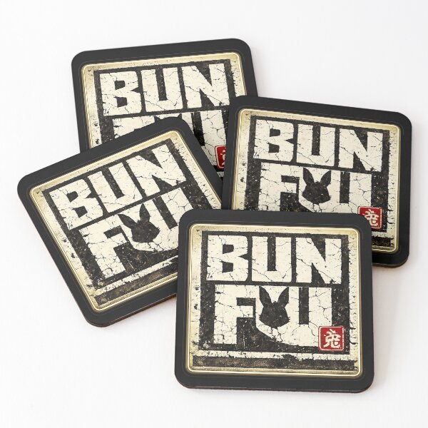 Item preview, Distressed retro BUN FU logo designed and sold by SonicAlchemist.