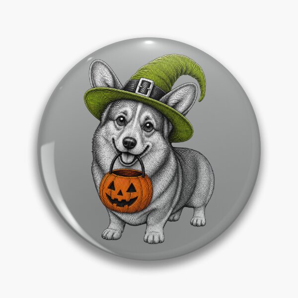 Item preview, Halloween Corgi designed and sold by prettykaler.