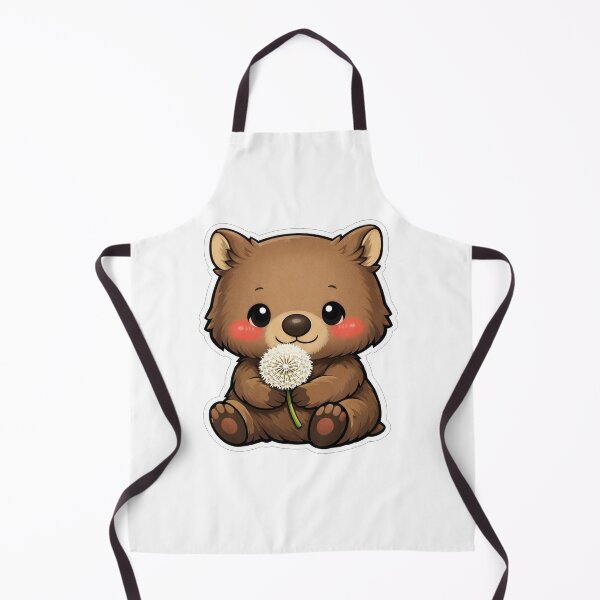 Item preview, Cute Little Wombat Holding A Dandelion designed and sold by Owcomm.