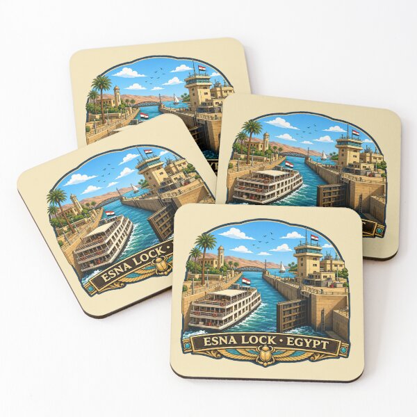 Item preview, Esna Lock Egypt - Nile Cruise designed and sold by Myra365Art.