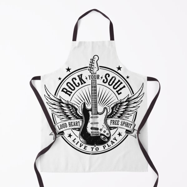 Item preview, Winged Electric Guitar Rock Your Soul Badge  designed and sold by Jaideep Walia.