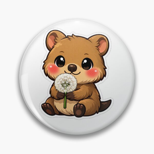 Item preview, Cute Little Quokka Holding A Dandelion designed and sold by Owcomm.