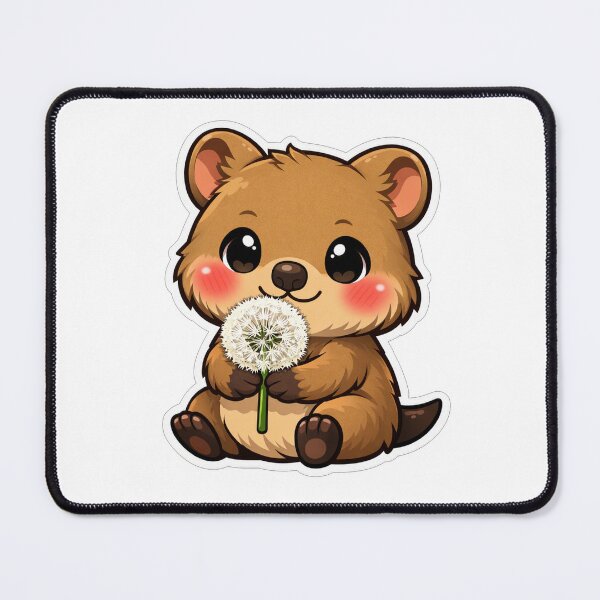 Item preview, Cute Little Quokka Holding A Dandelion designed and sold by Owcomm.