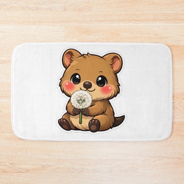 Item preview, Cute Little Quokka Holding A Dandelion designed and sold by Owcomm.