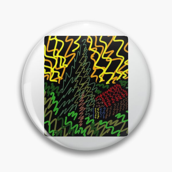 Item preview, Forest Cabin neon doodle, Electric landscape designed and sold by BlondelleWinny.